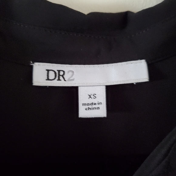 DR2 Daniel Rainn Pleated Shirt Dress Black NWOT - Picture 10 of 13
